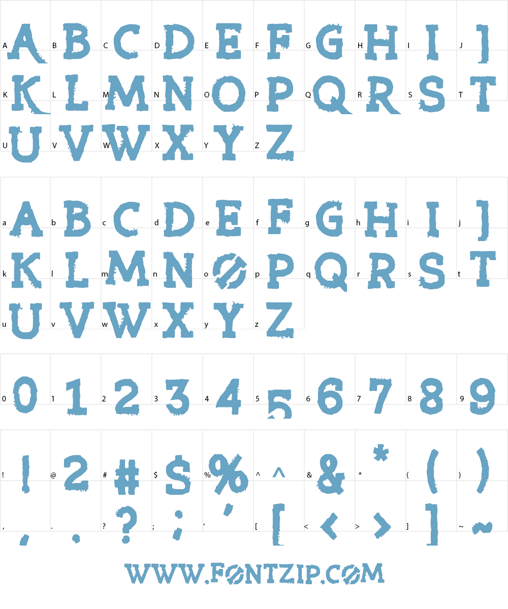 Riot Ton Font Character